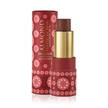 Almond tinted lip balm spice 4g