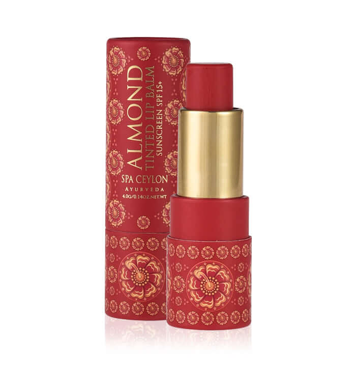 Almond tinted lip balm hibiscus 4g