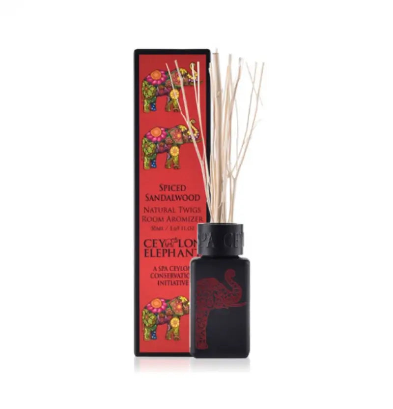 Ceylon elephant spiced sandalwood natural twigs room aromizer 50ml