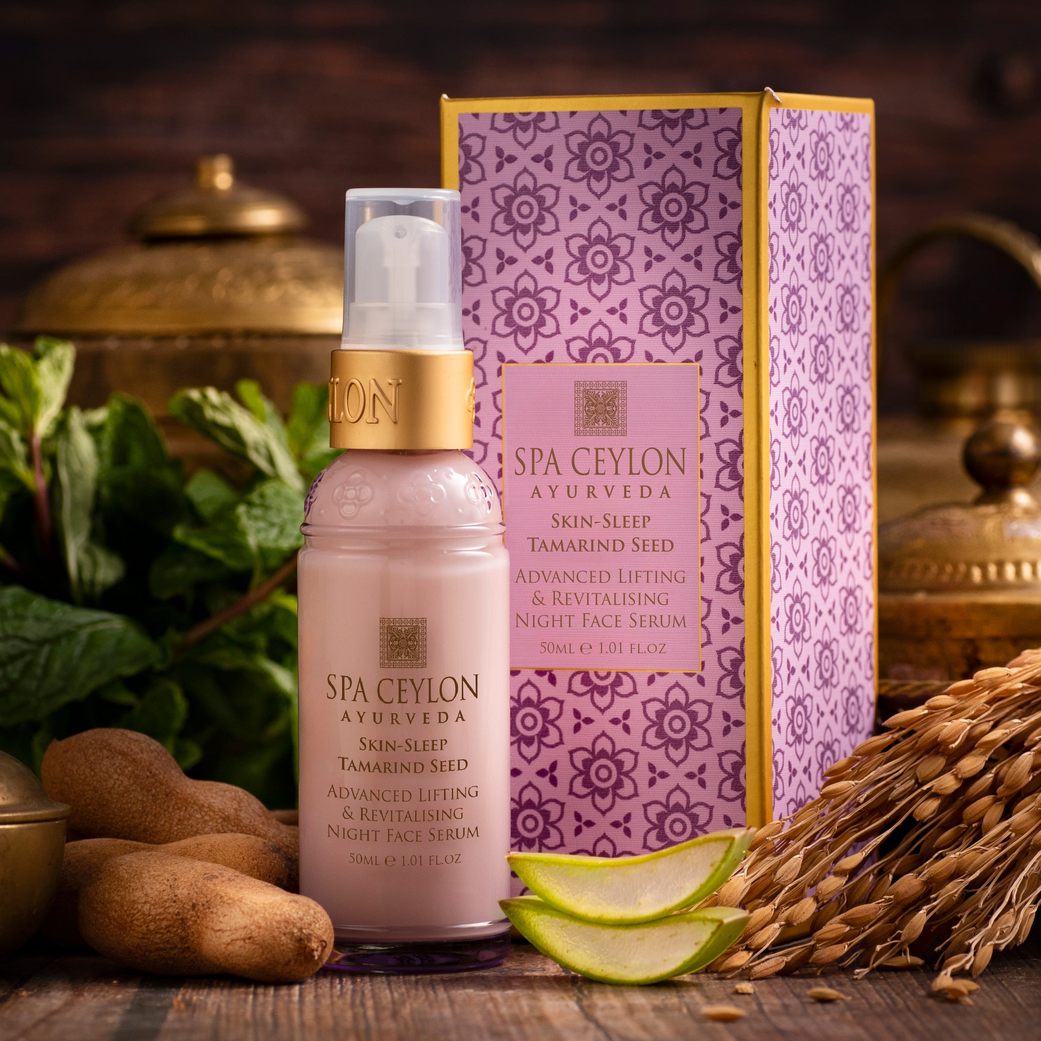 Skin-sleep Tamarind Seed Advanced Lifting & Revitalising Night Face Serum 50ml