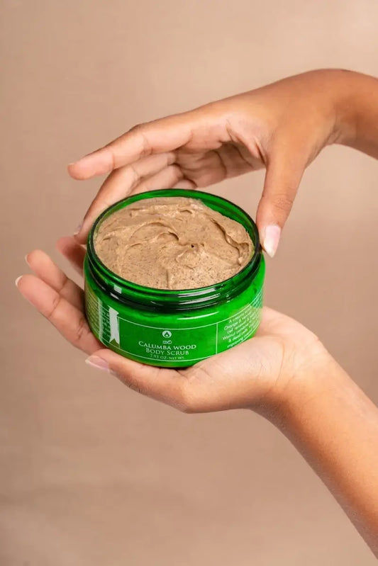 Calumba wood body scrub 225g