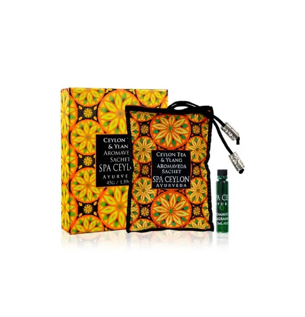 Ceylon tea & ylang aromaveda sachets 45g x 1